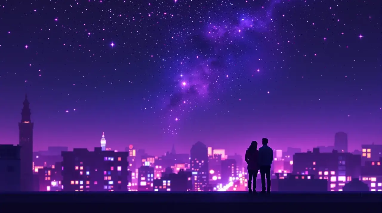 黄果新网推荐《繁星落进你眼眸》首屏海报